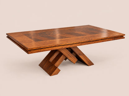 Mesa del Comedor Basilea con base geométrica
